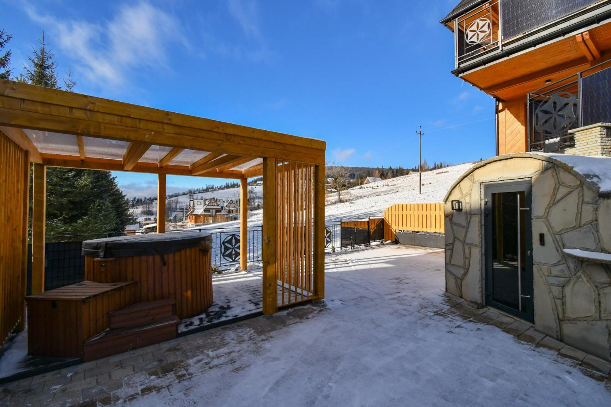 Salamandra Spa Jacuzzi, Sauny, Teznia, Panorama Tatr Kościelisko Exteriör bild